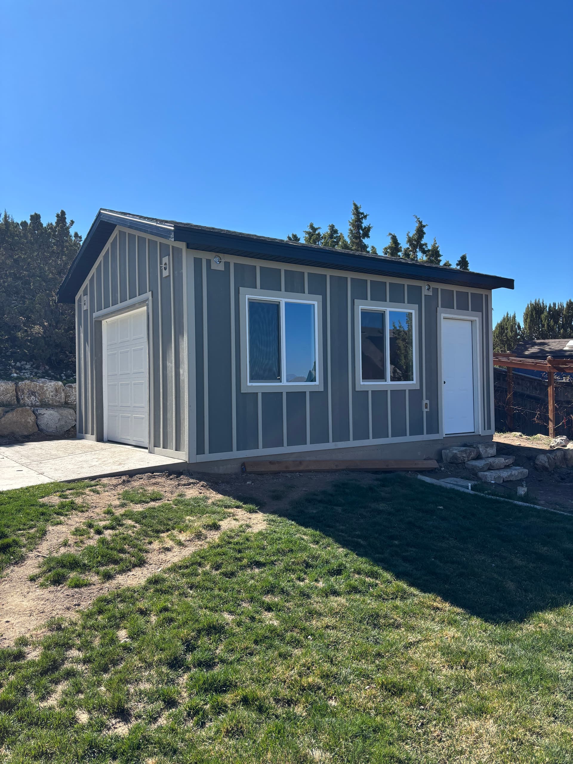 Gallery photos for Board and Batten Siding with Soffit and Fascia in Eagle Mountain Utah: Image #2