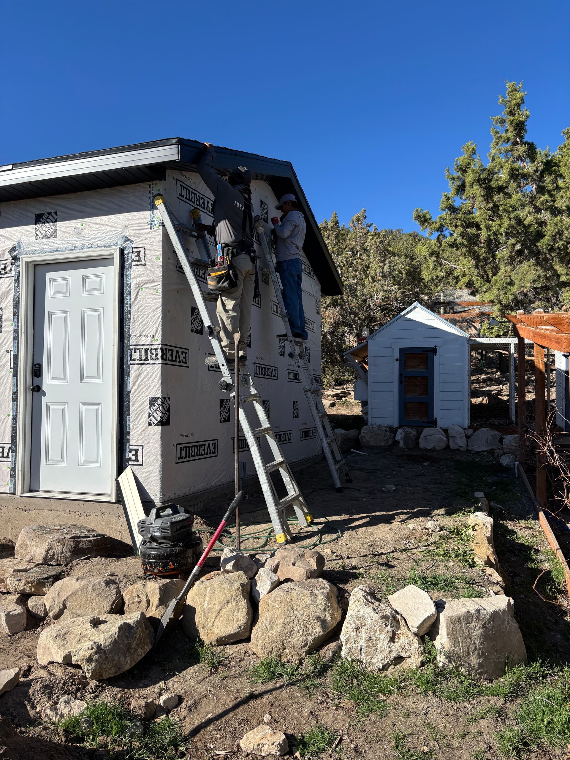 Board and Batten Siding with Soffit and Fascia in Eagle Mountain Utah image