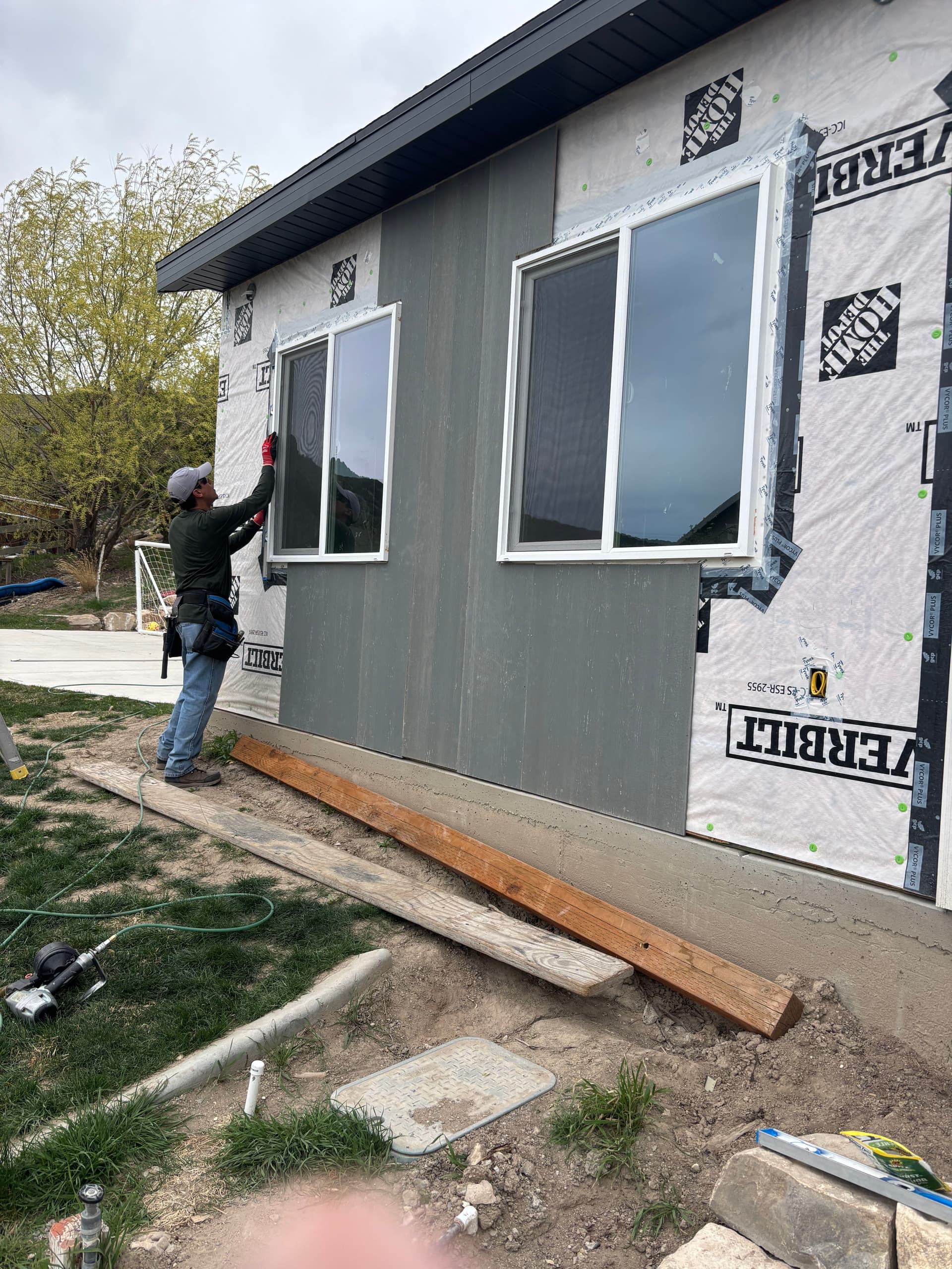 Gallery photos for Board and Batten Siding with Soffit and Fascia in Eagle Mountain Utah: Image #1