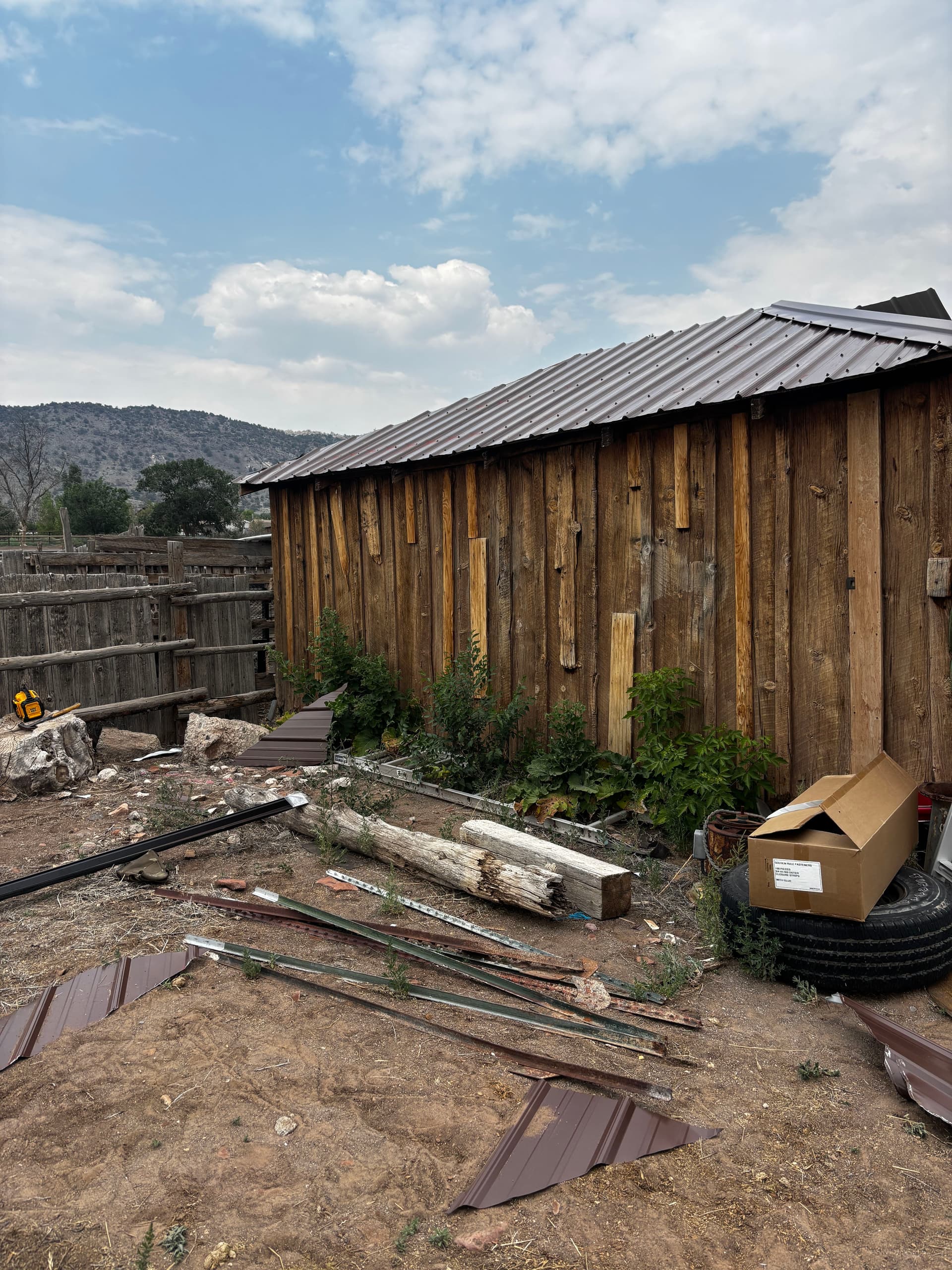 Gallery photos for Metal Roofing on a Hay Barn in Torrey Utah: Image #1