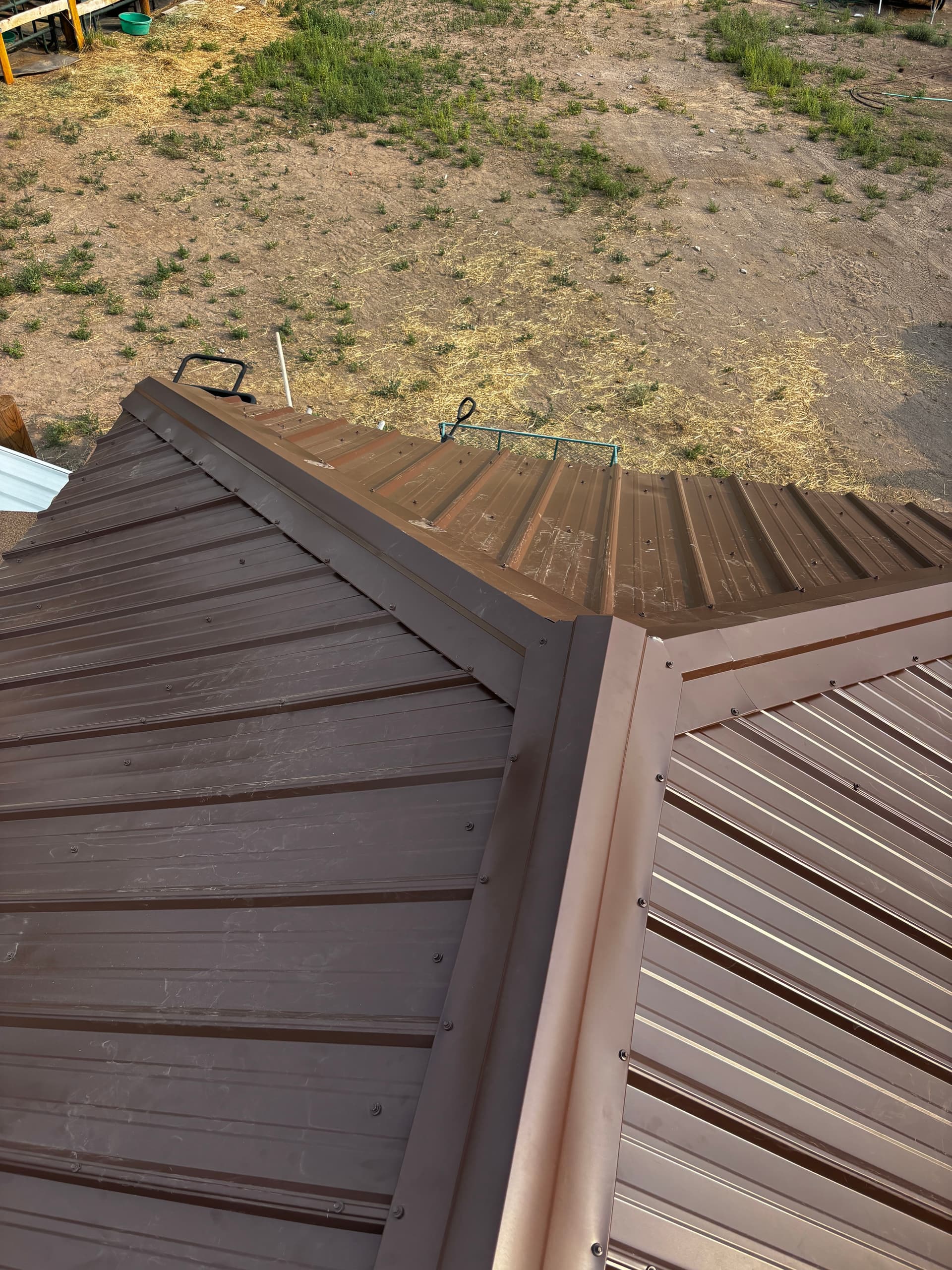 Metal Roofing on a Hay Barn in Torrey Utah image