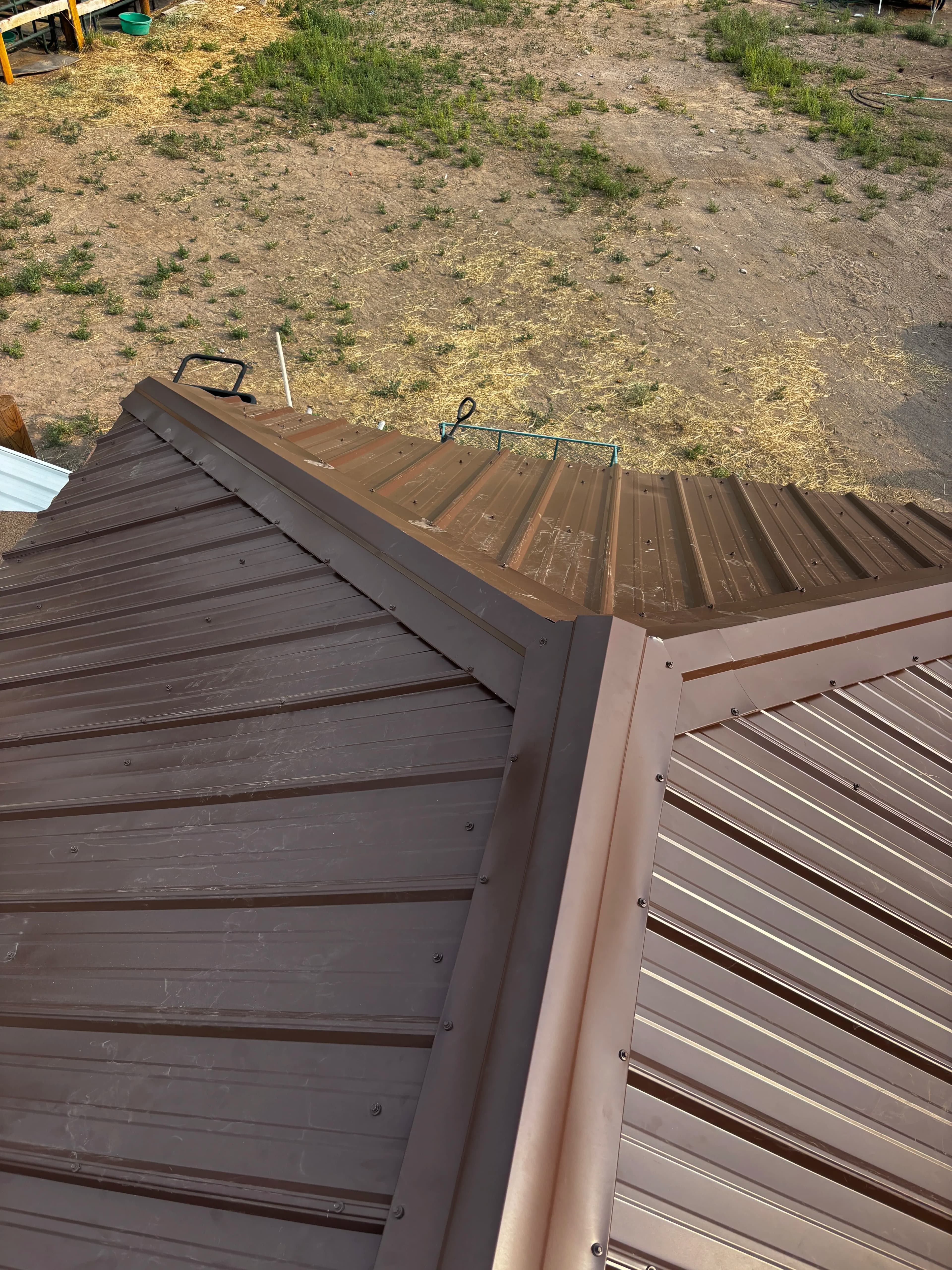 Project Metal Roofing on a Hay Barn in Torrey Utah image