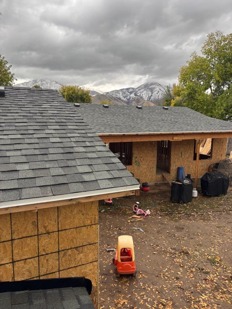 Gallery photos for Shingle and TPO Roofing Project in Mapleton: Image #1