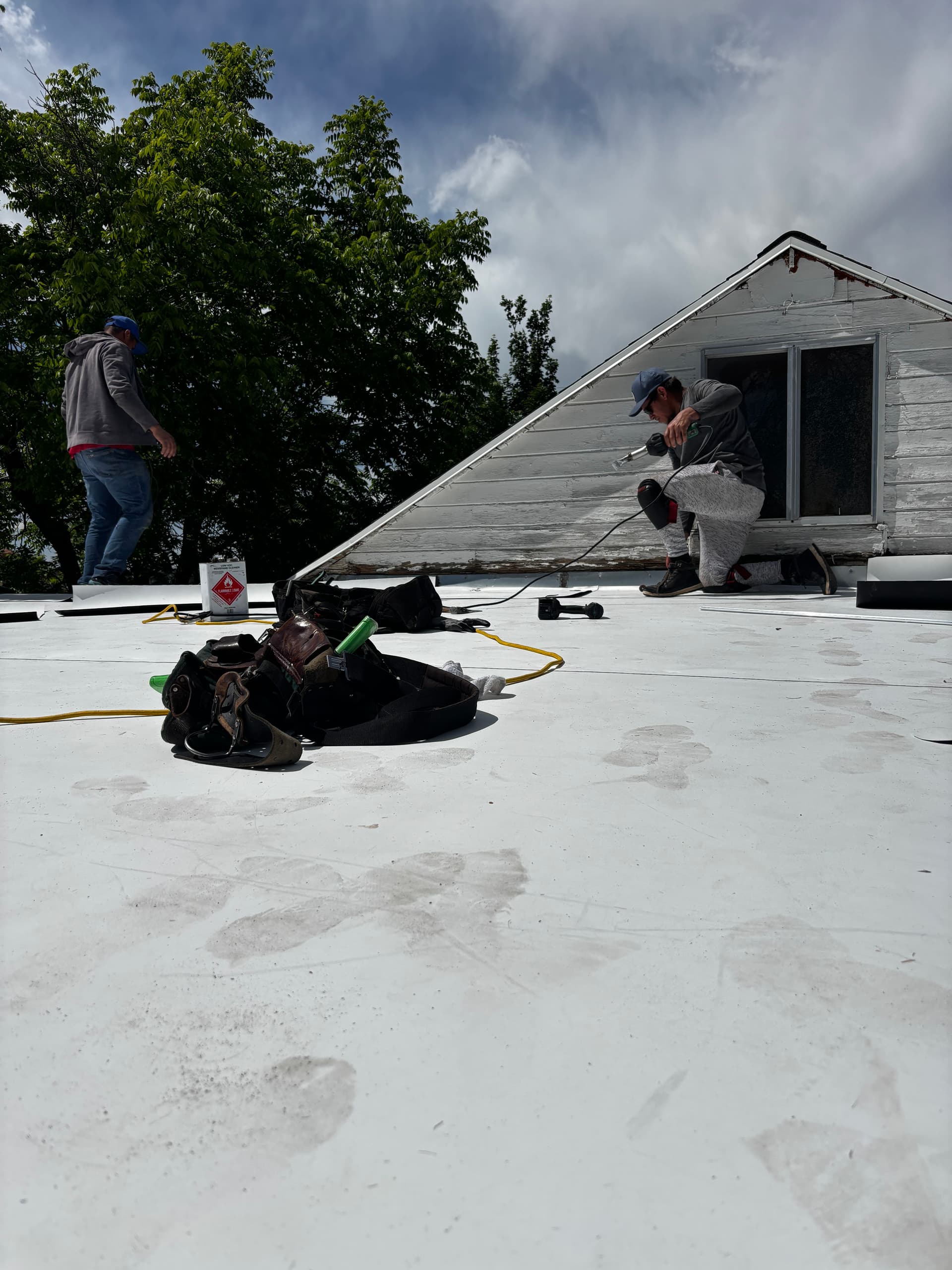 Gallery photos for TPO Flat Roof Install Completed in Payson Utah: Image #3