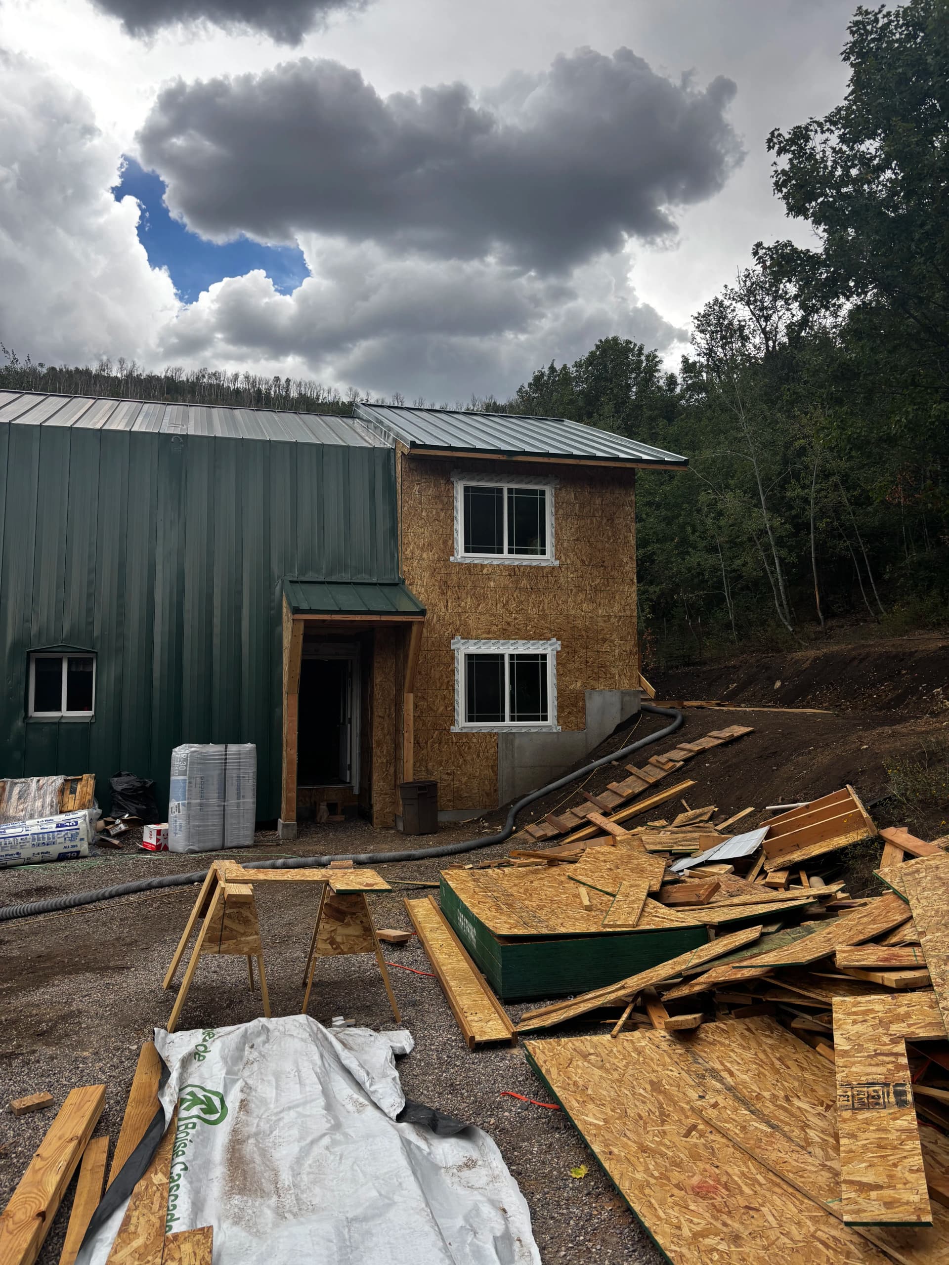Standing Seam Metal Roofing Install in Utah County image