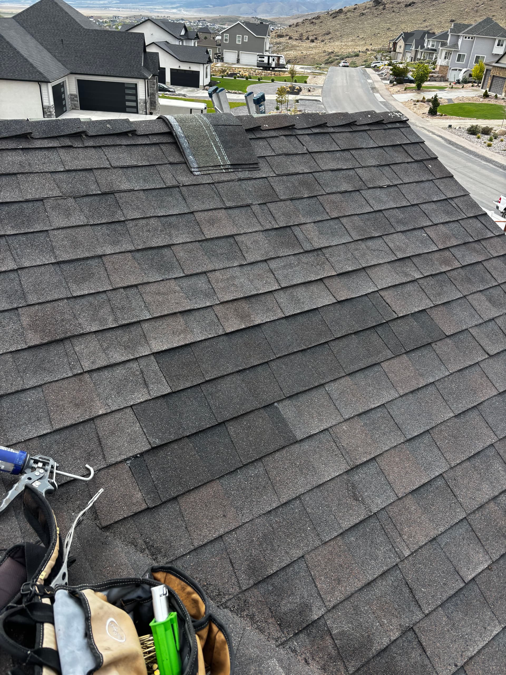 Gallery photos for Missing Shingles Fixed Right on This Eagle Mountain Roof: Image #1