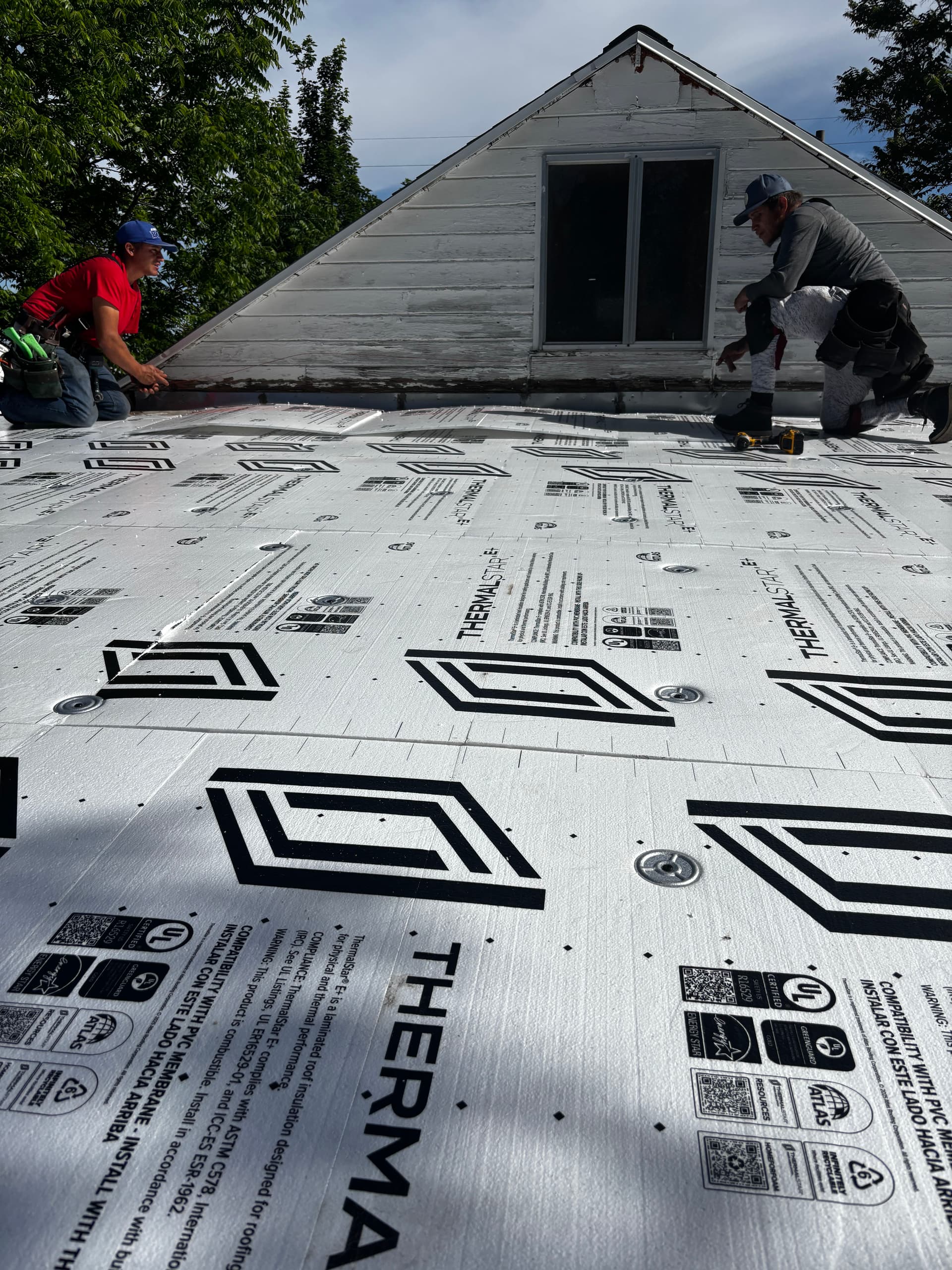 TPO Flat Roof Install Completed in Payson Utah image